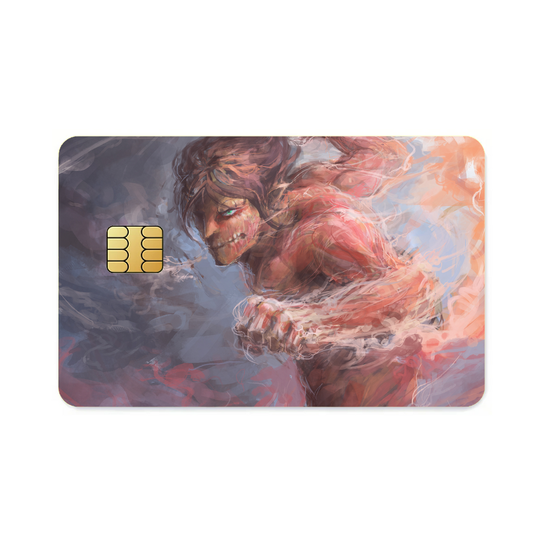 Anime Attack On Titan Credit Card Skins (4-in-1 Pack)