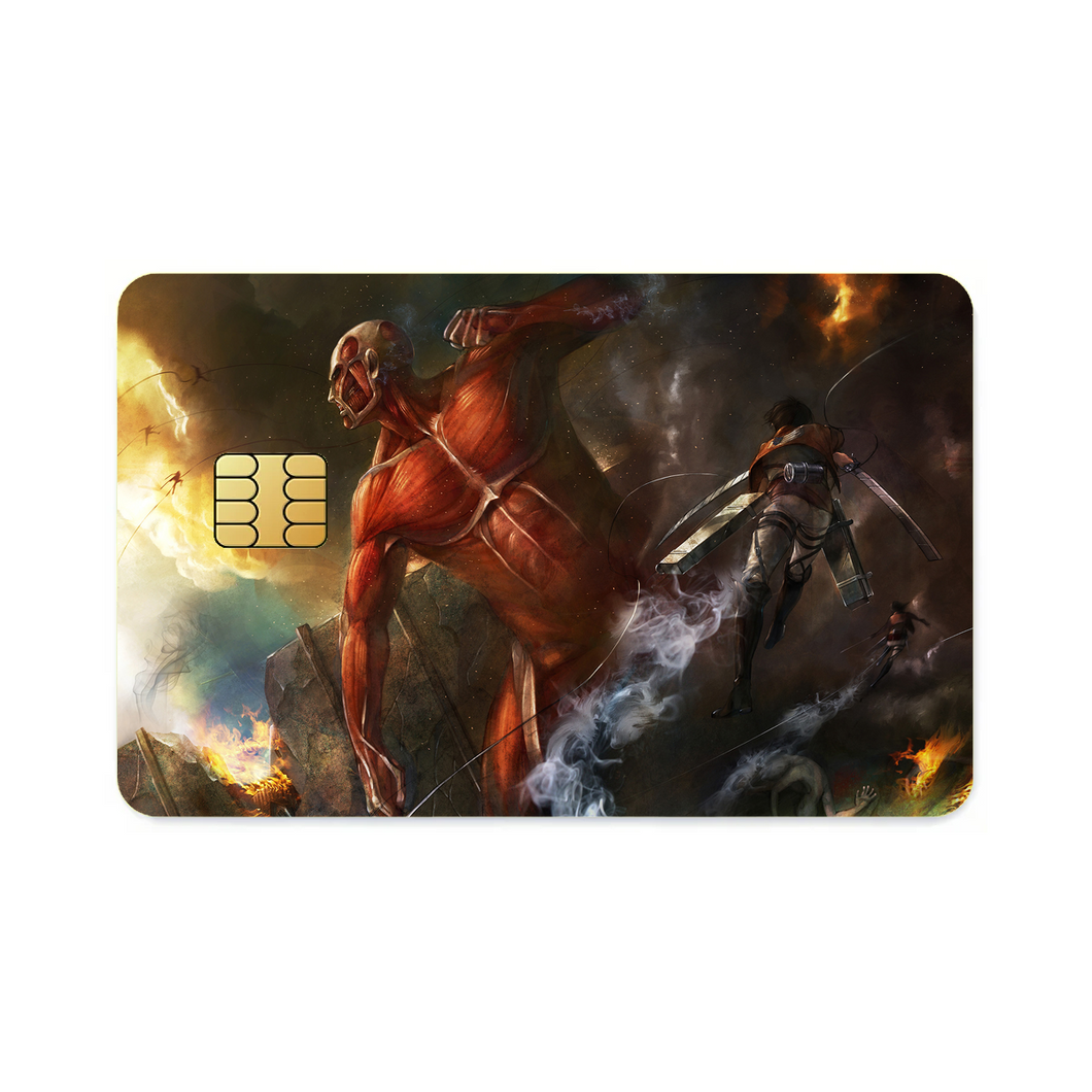 Anime Attack On Titan  Credit Card Skins (4-in-1 Pack)