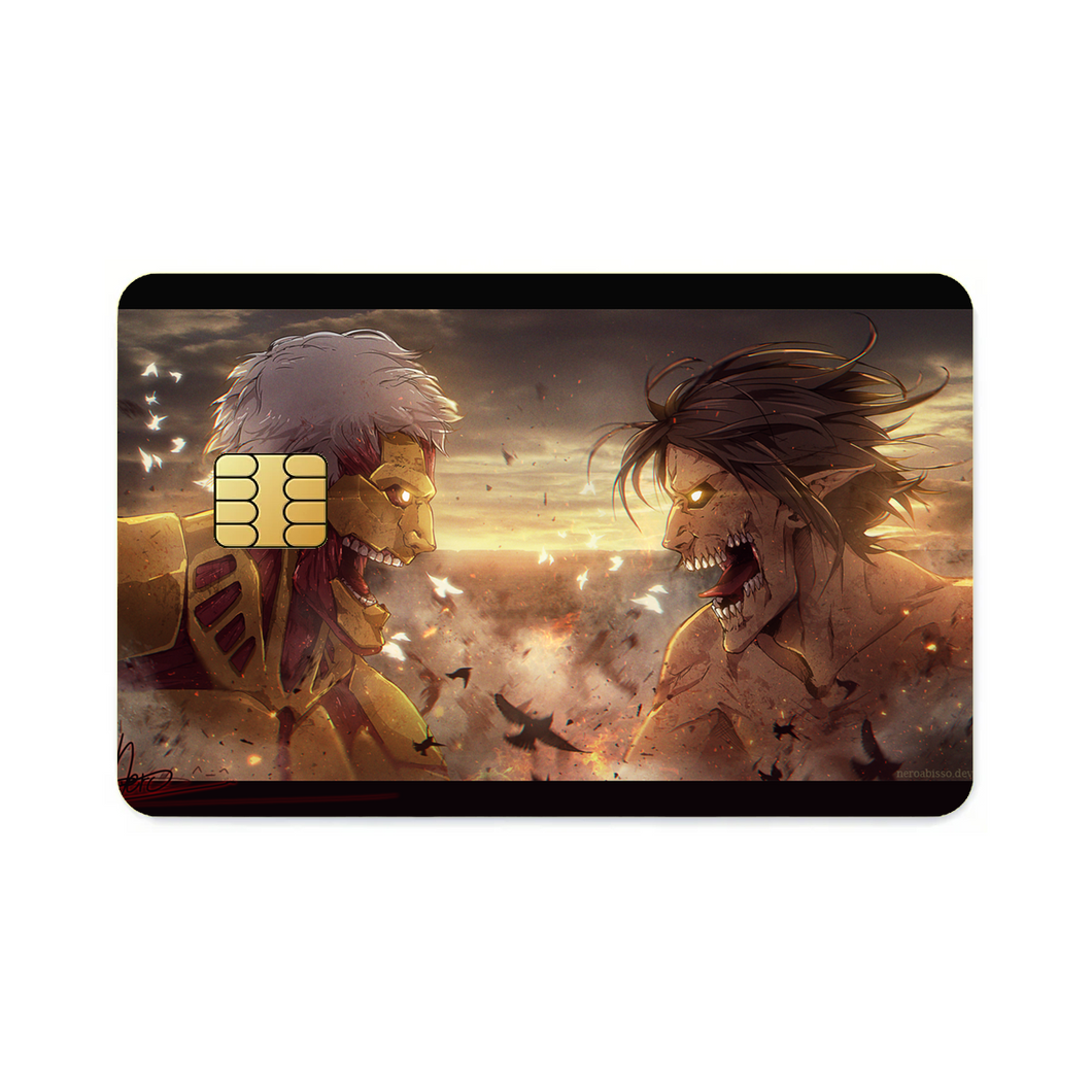 Anime Attack On Titan  Credit Card Skins (4-in-1 Pack)