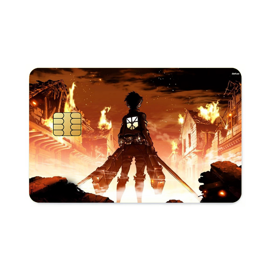 Anime Attack On Titan  Credit Card Skins (4-in-1 Pack)