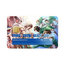 Load image into Gallery viewer, Anime Attack On Titan  Credit Card Skins (4-in-1 Pack)
