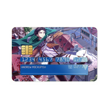 Load image into Gallery viewer, Anime Attack On Titan Credit Card Skins (4-in-1 Pack)
