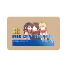 Load image into Gallery viewer, Anime Attack On Titan  Credit Card Skins (4-in-1 Pack)
