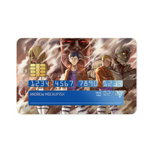 Load image into Gallery viewer, Anime Attack On Titan Credit Card Skins (4-in-1 Pack)
