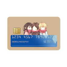 Load image into Gallery viewer, Anime Attack On Titan  Credit Card Skins (4-in-1 Pack)
