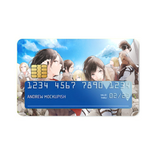 Load image into Gallery viewer, Anime Attack On Titan  Credit Card Skins (4-in-1 Pack)
