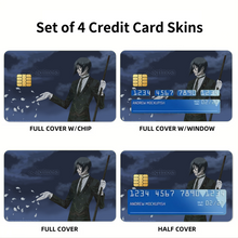 Load image into Gallery viewer, Anime Black Butler Credit Card Skins (4-in-1 Pack)

