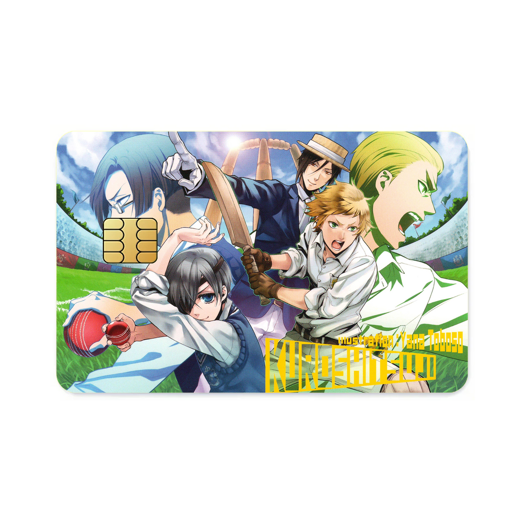 Anime Black Butler Credit Card Skins (4-in-1 Pack)
