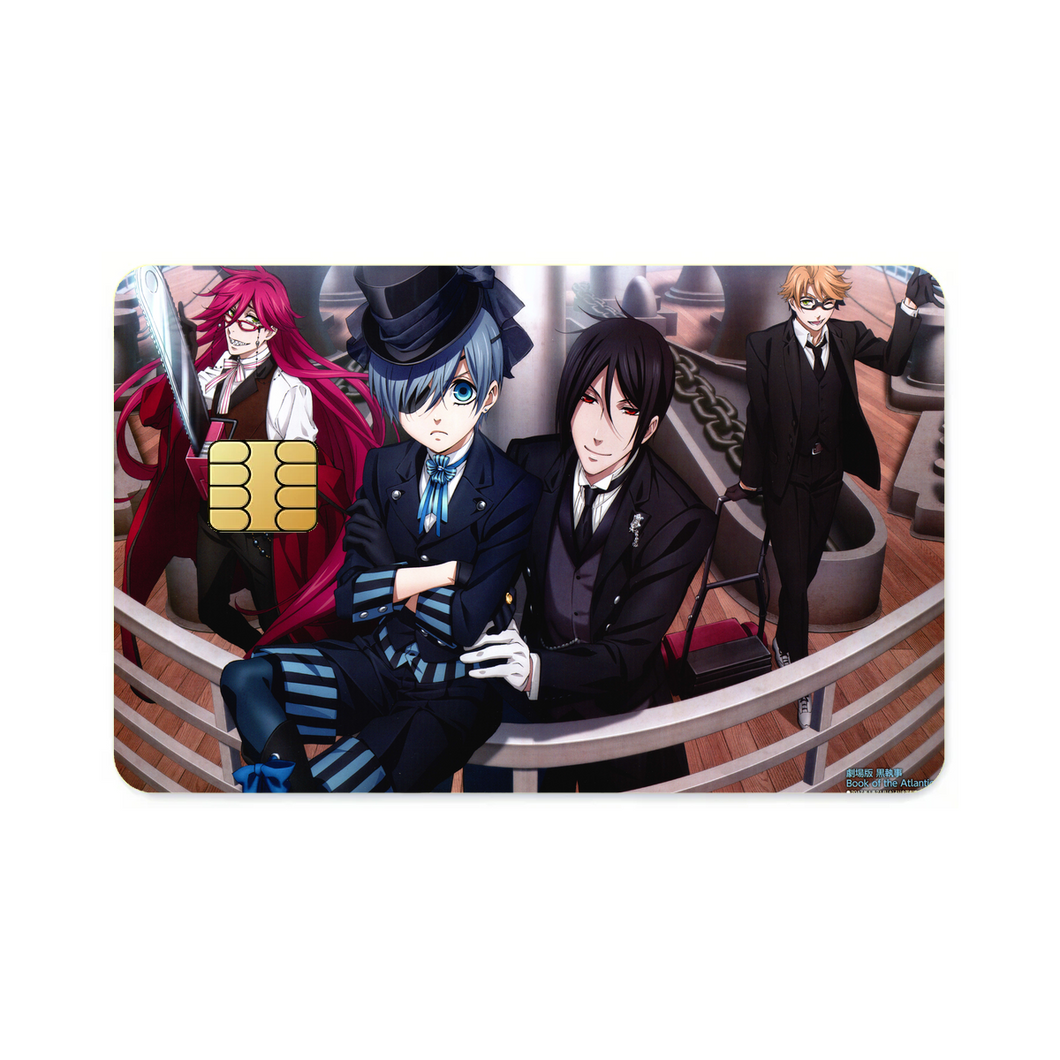 Anime Black Butler Credit Card Skins (4-in-1 Pack)