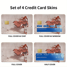 Load image into Gallery viewer, Anime Black Butlerr Credit Card Skins (4-in-1 Pack)

