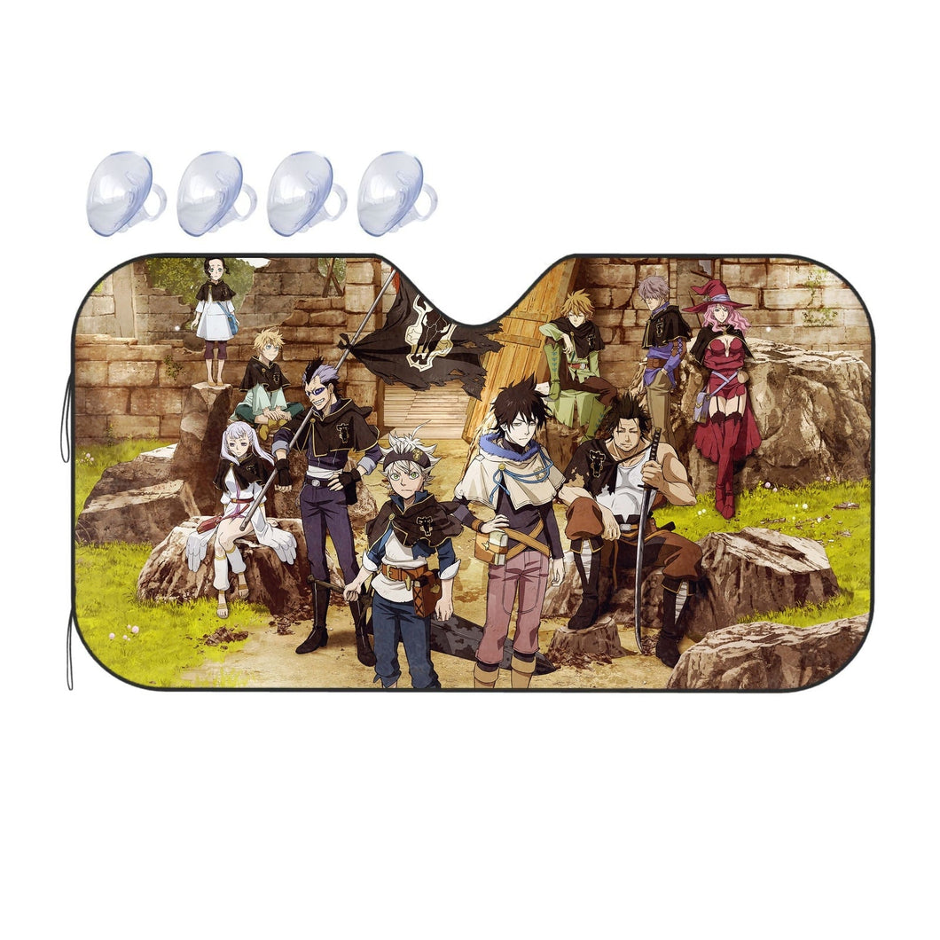 Anime Black Clover Car Sunshade