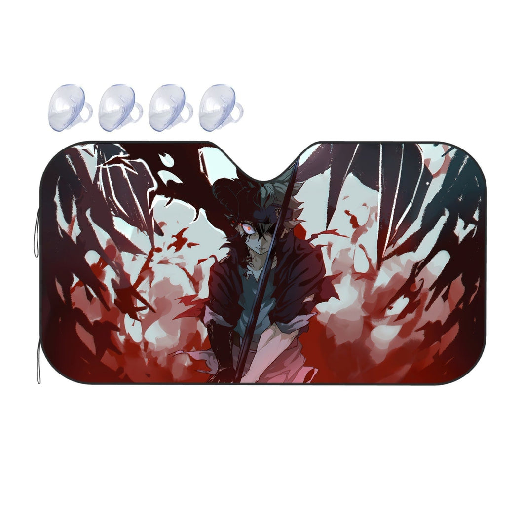 Anime Black Clover Car Sunshade