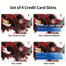 Load image into Gallery viewer, Anime Black Clover Credit Card Skins (4-in-1 Pack)
