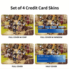 Load image into Gallery viewer, Anime Black Clover Credit Card Skins (4-in-1 Pack)
