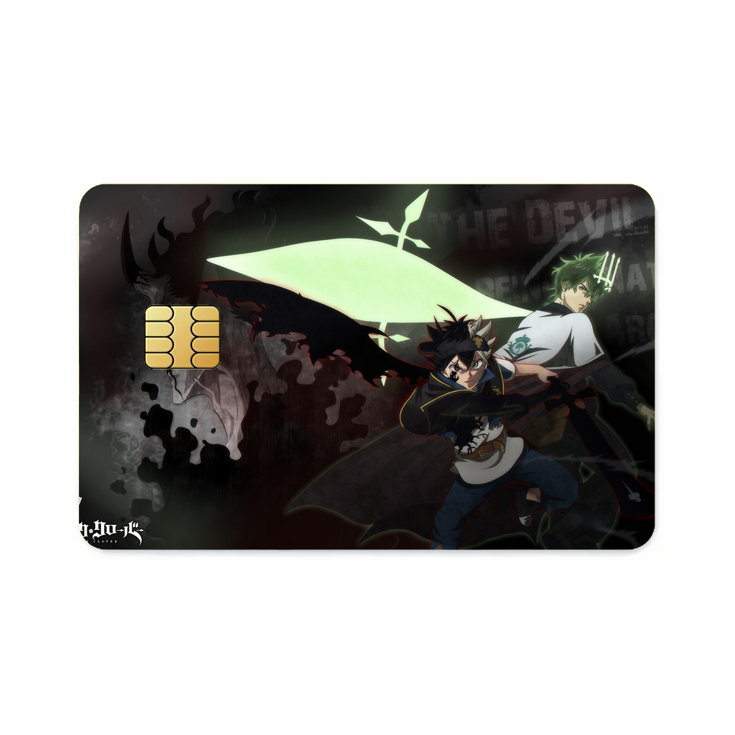 Anime Black Clover  Credit Card Skins (4-in-1 Pack)