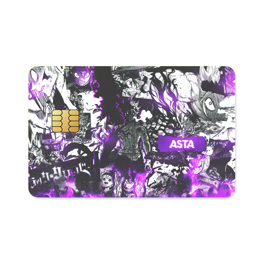 Anime Black Clover  Credit Card Skins (4-in-1 Pack)