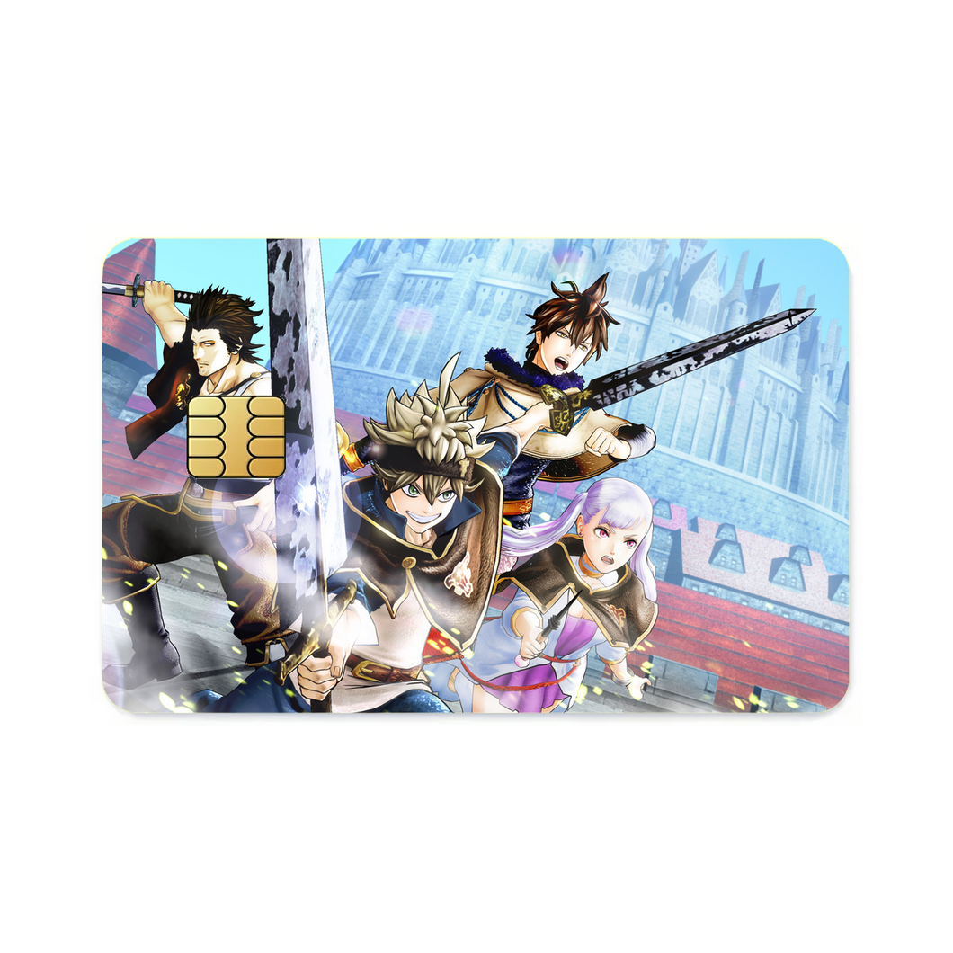 Anime Black Clover  Credit Card Skins (4-in-1 Pack)
