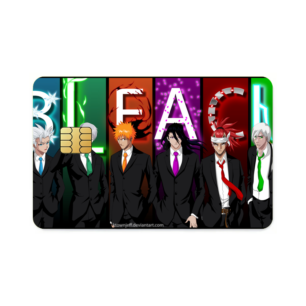Anime Bleach Credit Card Skins (4-in-1 Pack)