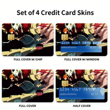 Load image into Gallery viewer, Anime Bleachr Credit Card Skins (4-in-1 Pack)
