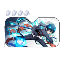 Load image into Gallery viewer, Anime Blue Exorcistr Car Sunshade
