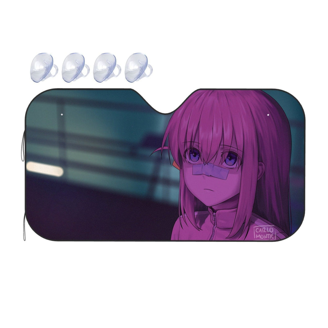 Anime Bocchi the Rock  Car Sunshade