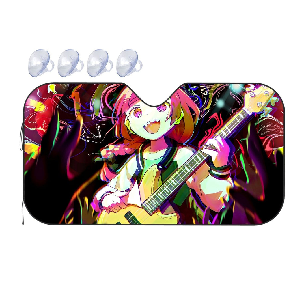 Anime Bocchi the Rock  Car Sunshade