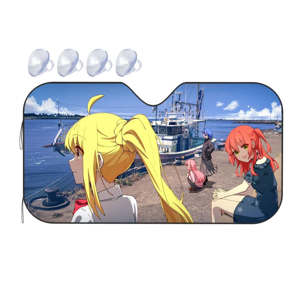 Anime Bocchi the Rock  Car Sunshade