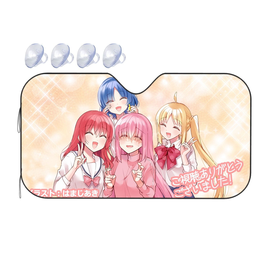 Anime Bocchi the Rock  Car Sunshade
