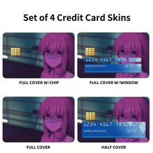 Load image into Gallery viewer, Anime Bocchi the Rock  Credit Card Skins (4-in-1 Pack)
