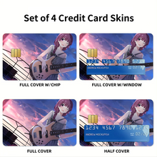 Load image into Gallery viewer, Anime Bocchi the Rock Credit Card Skins (4-in-1 Pack)

