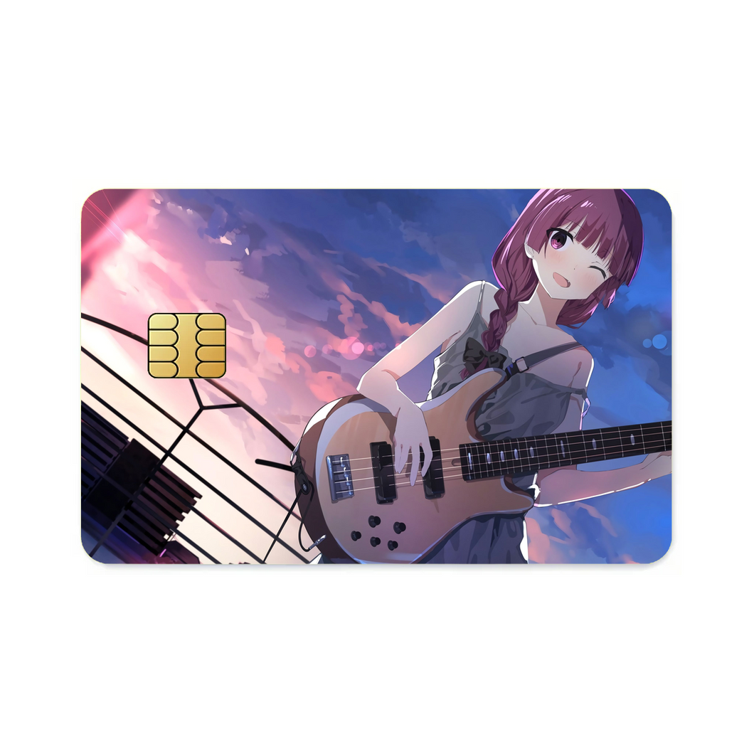 Anime Bocchi the Rock Credit Card Skins (4-in-1 Pack)