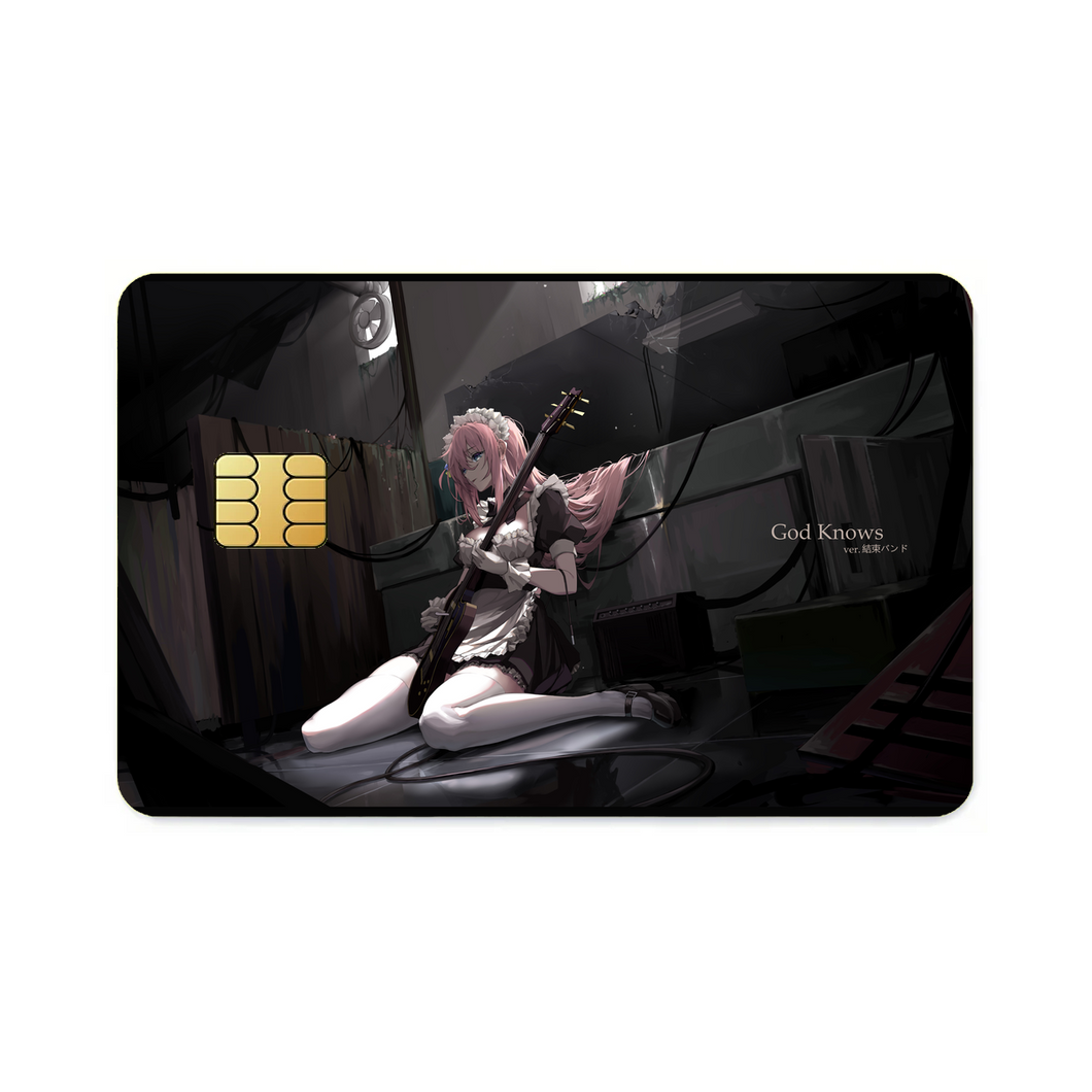 Anime Bocchi the Rock Credit Card Skins (4-in-1 Pack)