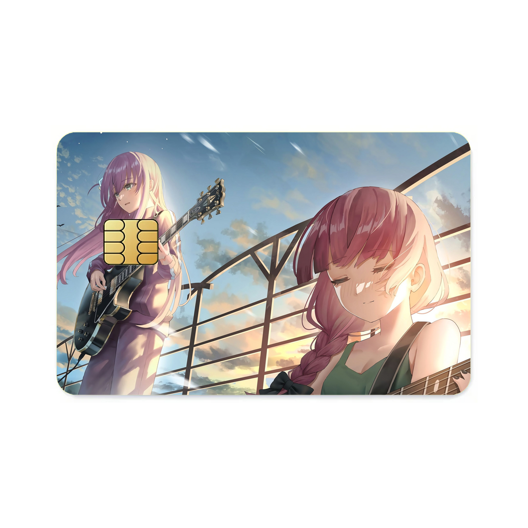 Anime Bocchi the Rock Credit Card Skins (4-in-1 Pack)