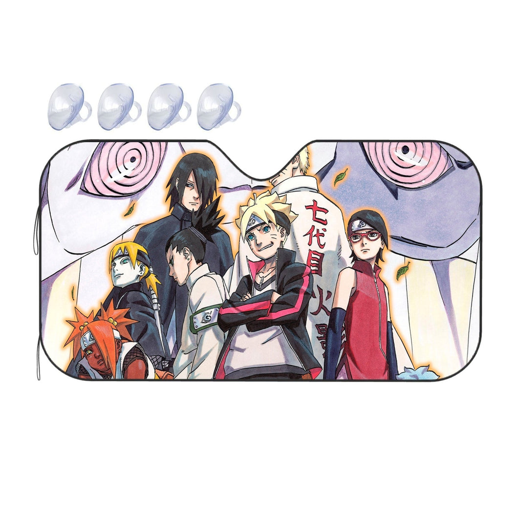 Anime Boruto Car Sunshade