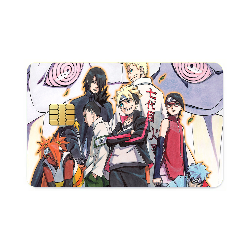 Anime Boruto Credit Card Skins (4-in-1 Pack)