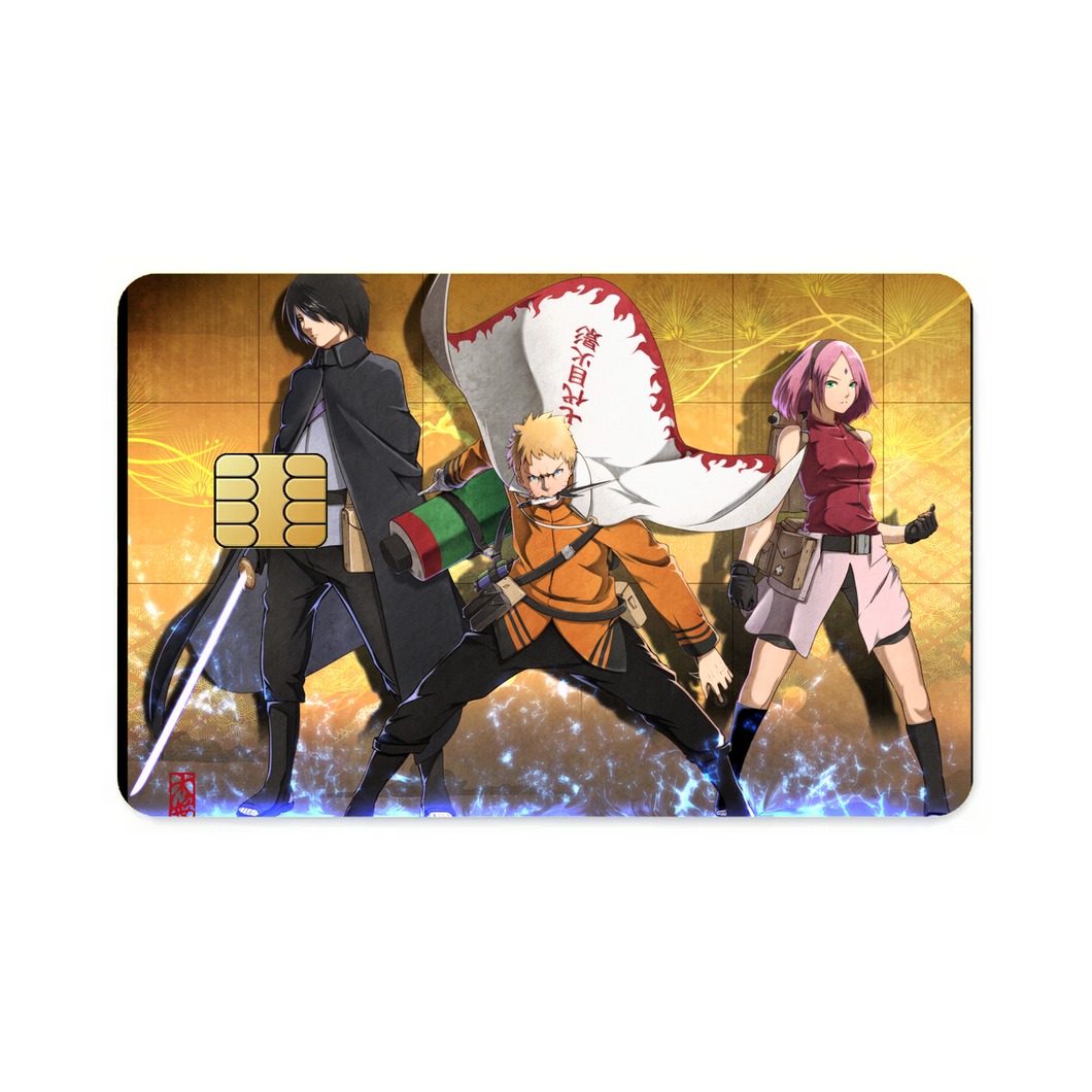 Anime Boruto Credit Card Skins (4-in-1 Pack)