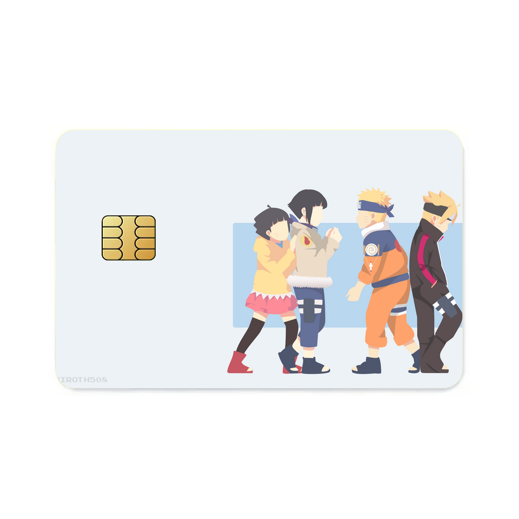 Anime Boruto Credit Card Skins (4-in-1 Pack)