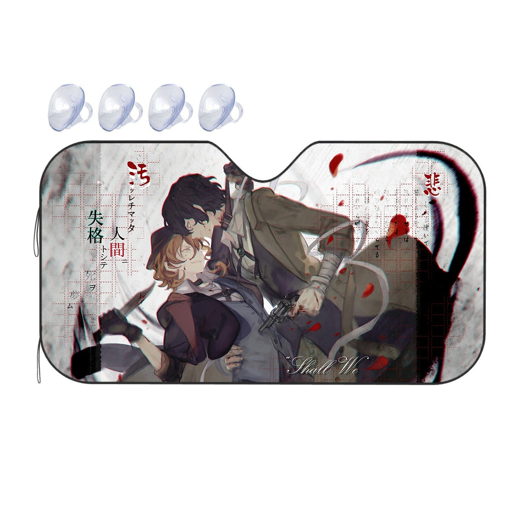 Anime Bungou Stray Dogs  Car Sunshade
