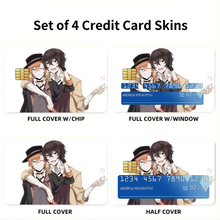 Load image into Gallery viewer, Anime Bungou Stray Dogs Credit Card Skins (4-in-1 Pack)
