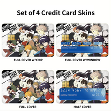 Load image into Gallery viewer, Anime Bungou Stray Dogs Credit Card Skins (4-in-1 Pack)
