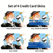 Load image into Gallery viewer, Anime Bungou Stray Dogs Credit Card Skins (4-in-1 Pack)
