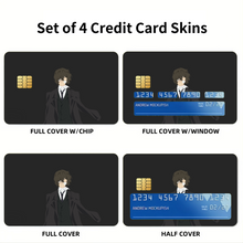 Load image into Gallery viewer, Anime Bungou Stray Dogs Credit Card Skins (4-in-1 Pack)
