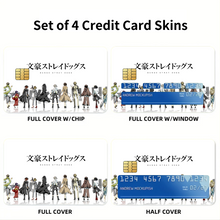 Load image into Gallery viewer, Anime Bungou Stray Dogs Credit Card Skins (4-in-1 Pack)
