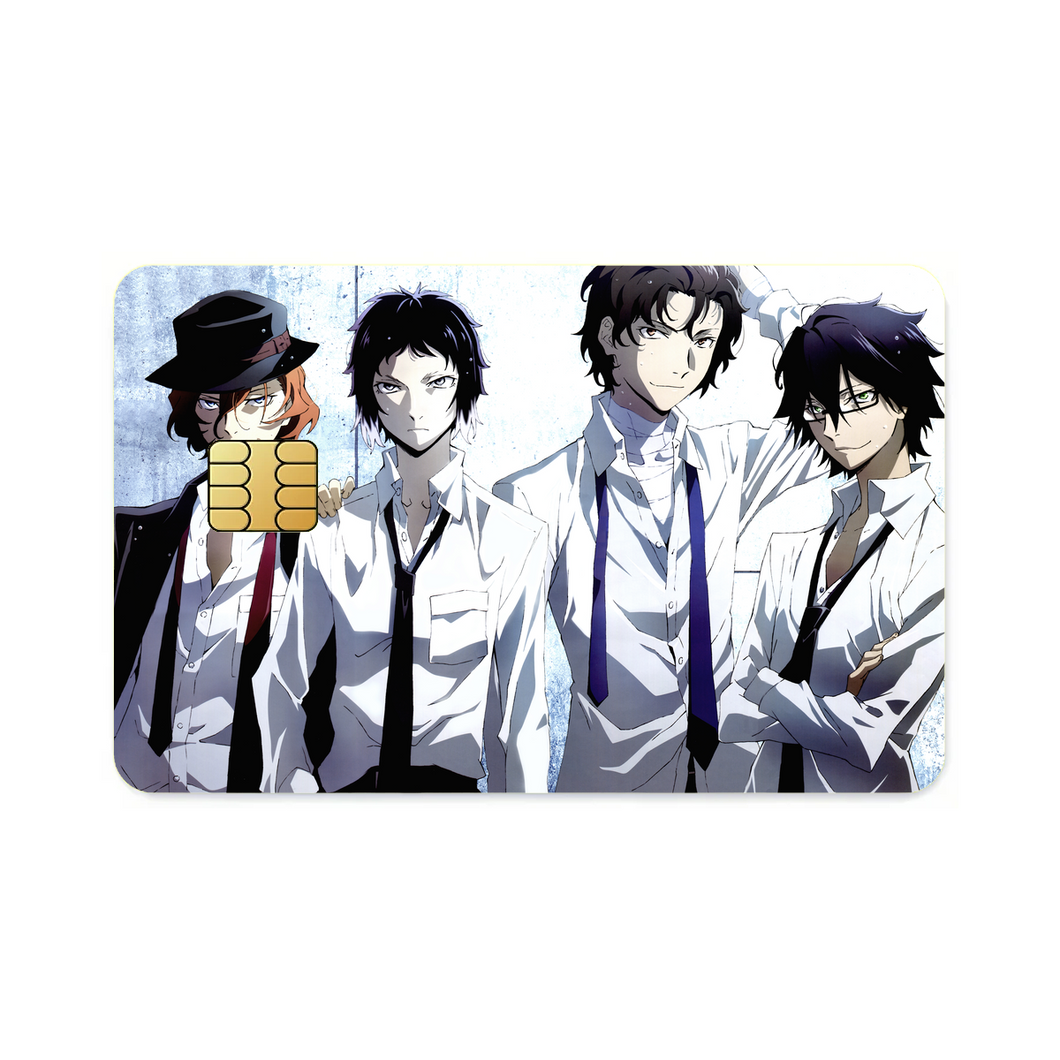 Anime Bungou Stray Dogs Credit Card Skins (4-in-1 Pack)