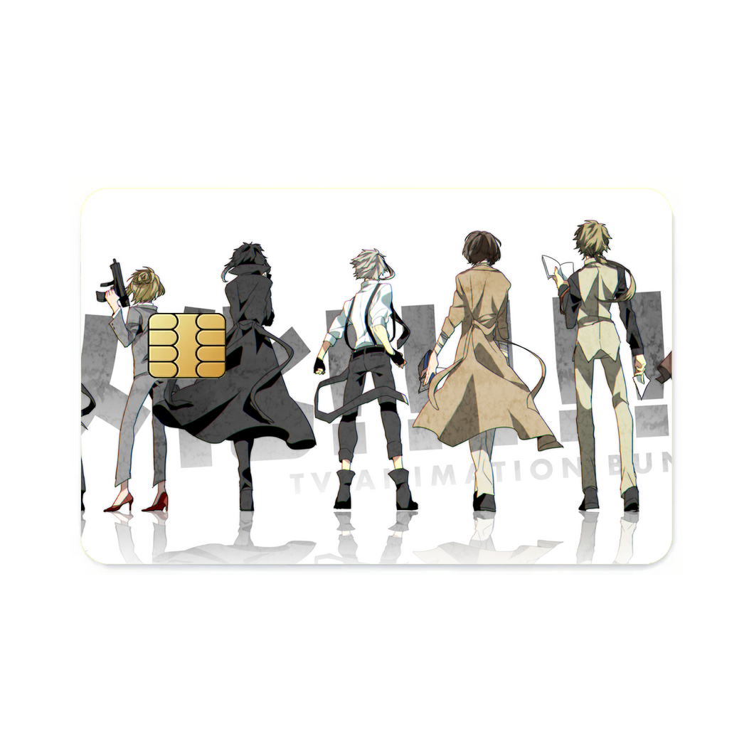 Anime Bungou Stray Dogs Credit Card Skins (4-in-1 Pack)