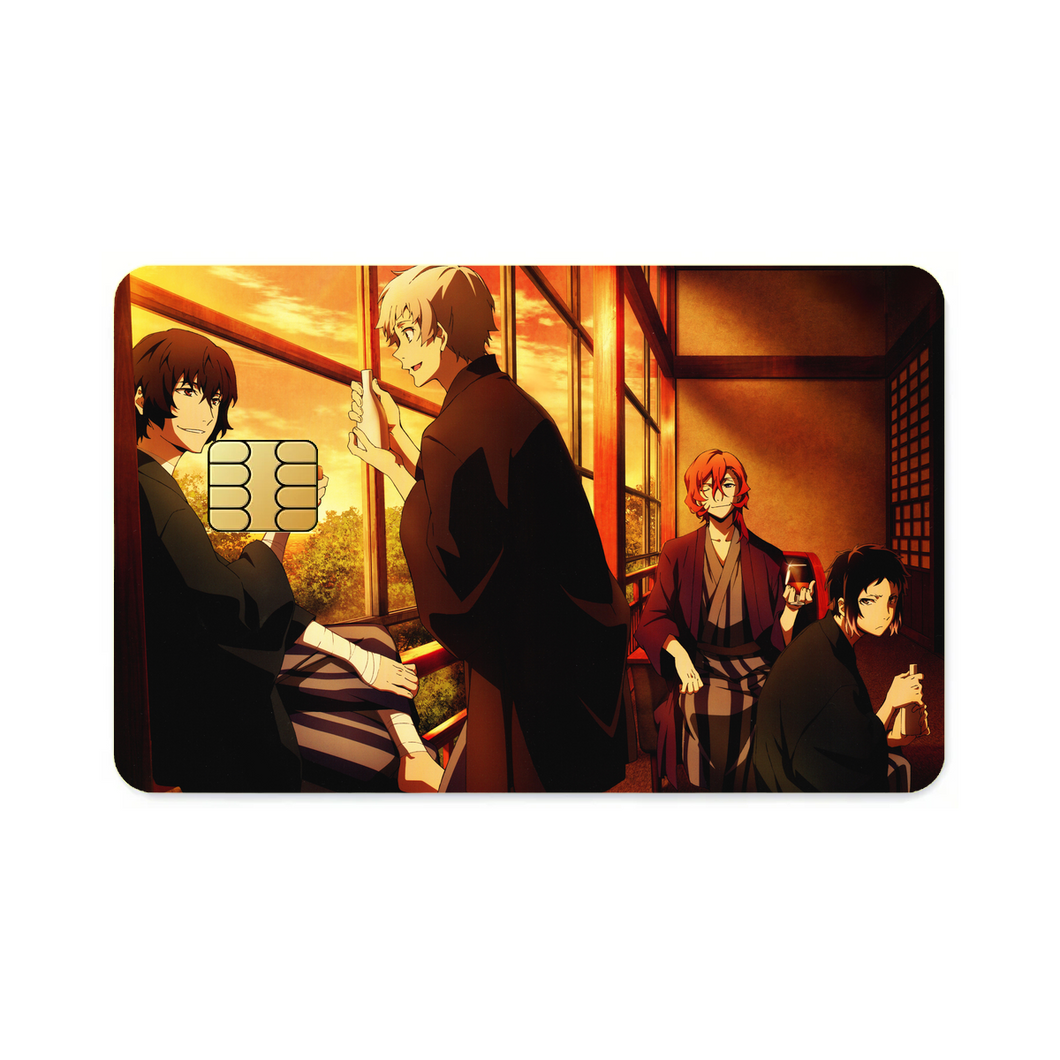 Anime Bungou Stray Dogs Credit Card Skins (4-in-1 Pack)