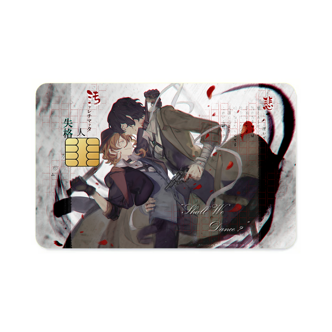 Anime Bungou Stray Dogs  Credit Card Skins (4-in-1 Pack)