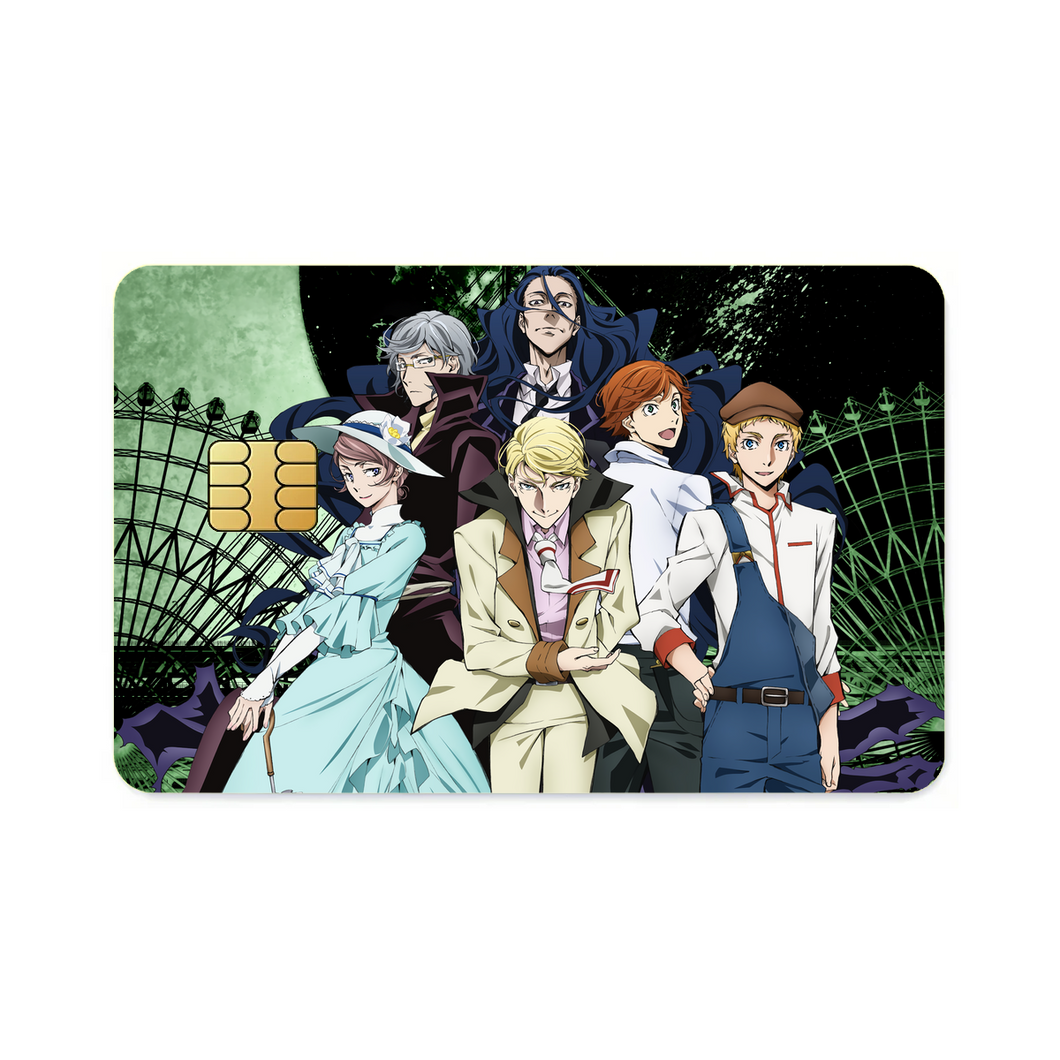 Anime Bungou Stray Dogs Credit Card Skins (4-in-1 Pack)