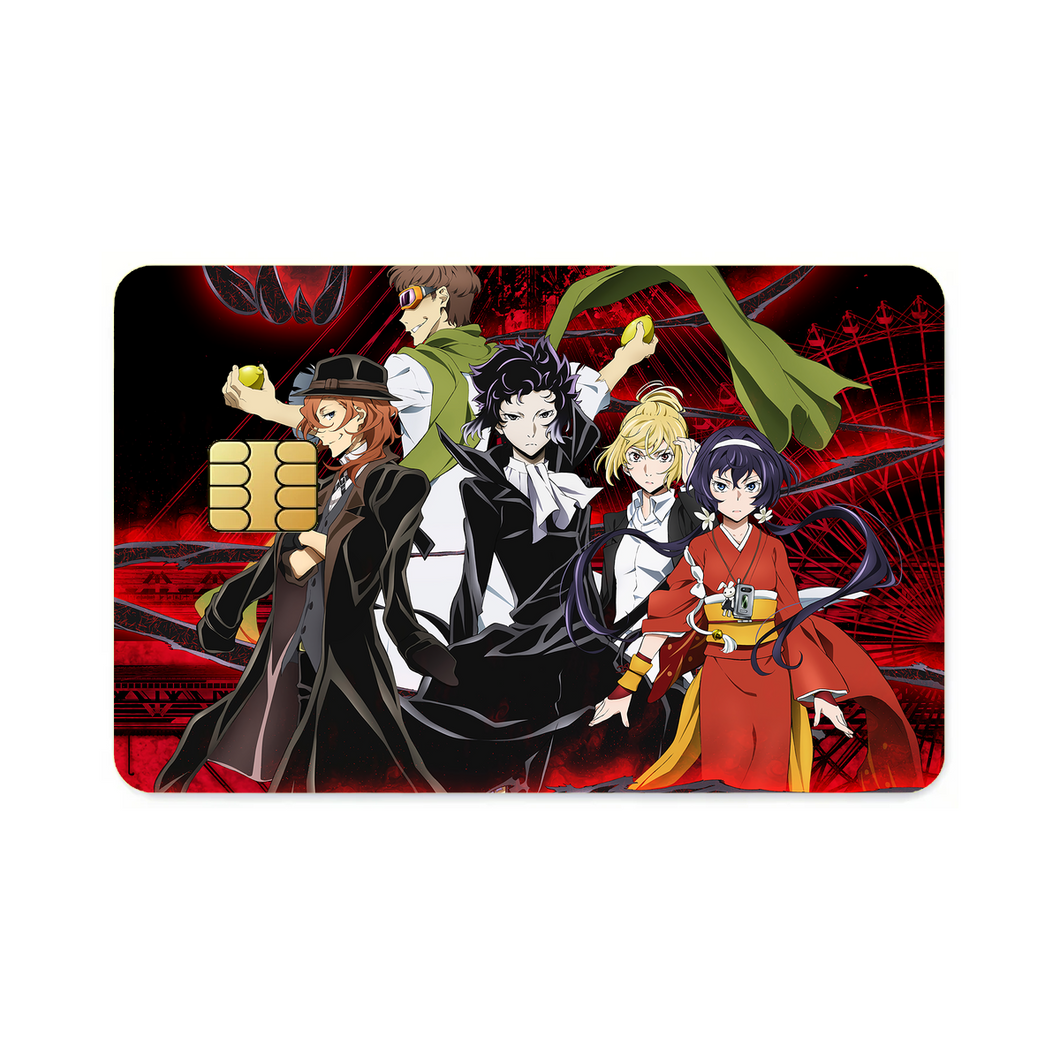 Anime Bungou Stray Dogs Credit Card Skins (4-in-1 Pack)
