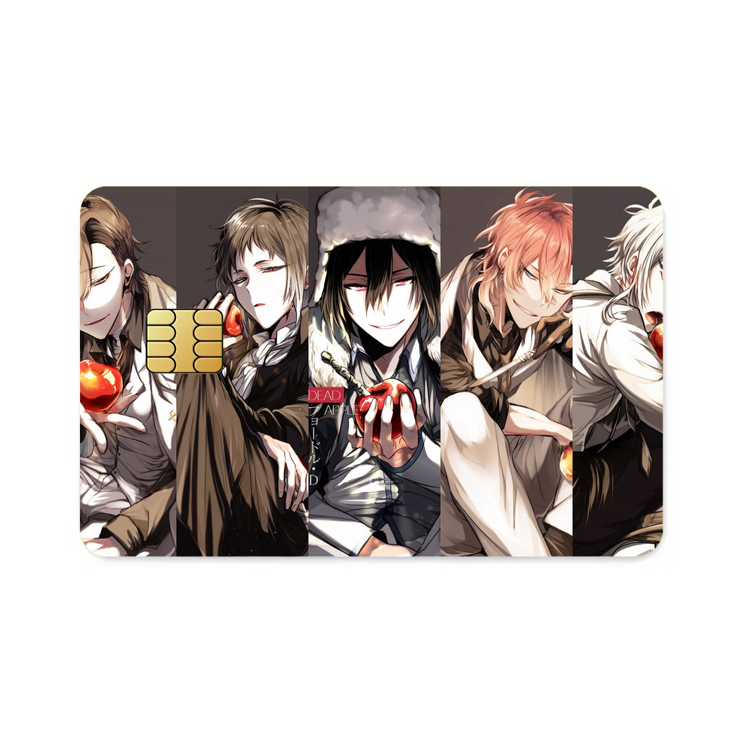 Anime Bungou Stray Dogs Credit Card Skins (4-in-1 Pack)